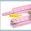 Articles de beauté 4 Couleurs Doux En Cuir Pu Menottes Contraintes Esclave Bdsm Bondage Produits Adt Jeu Jouets Pour Couples Pop