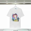 Ceseblanca mäns t-shirts Little Popular Brand Summer Short Sleeve SpaceHorse SpaceShip 3D Anime Print Loose Crew Neck T-shirt