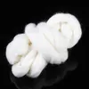 Topo tingido de merino branco macio de 50 g usado para tricô e costura de boneca DIY projeto de fibra de feltro P230601