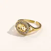 Colar com 70% de desconto em joias de grife, colar banhado a ouro genuíno, abertura com diamante incrustado, anel simples feminino