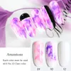 Torktumlare 12st 15 ml akvarell bläck polsk blommande nagelgeleffekt Smudge Bubble Diy Nail Arnish Manicure Accessories GL8951