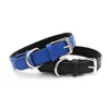 Collars Leather Pet Collar Dog Collar New Pet Strong Leather Collar Soft Diving Cloth Lined Collar Dog Collar