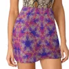 Skirts Gold Pink And Purple Mandala Star Pattern Women's Skirt With Hide Pocket Tennis Golf Badminton Running