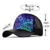 Berretti da baseball Estate Donna Paillettes da baseball Berretto a rete Moda regolabile Cappelli con ombra Cappello snapback Sport all'aria aperta Drop Delivery Accessori Dhaoz