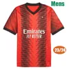 22 23 AC camisa de futebol IBRAHIMOVIC MILAN ORIGI 2022 2023 ADLI BRAHIM GIROUD TONALI REBIC R. LEAO THEO camisa de futebol masculino camisa infantil kit