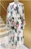 Jupes personnaliser femmes été mode Floral Rose imprimé jupe dame décontracté grande taille 3XS-10XL rétro Vintage Maxi longue mousseline de soie