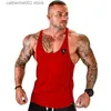 T-shirts pour hommes Hommes Bodybuilding Débardeur Gymnases Fitness chemise sans manches 2021 Nouveau Homme Vêtements en coton Mode Singlet gilet Undershirt T230601