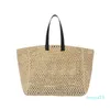 Designer Ab Letter Lafite Woven Beach Handtasche Damen Designer Luxushandtaschen Schultertasche mit großer Kapazität Tragbare Einkaufstasche