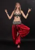 Стадия носить женские костюмы для живота Костюмы одежда Индия Женская танцовщица исполняет 3 кусок юбки для лифчика.