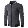 Vestes pour hommes 2023 printemps sports de loisirs transfrontaliers Version coréenne de garçons fermeture éclair jeunesse couleur unie Cardigan manteau