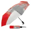 Ombrelli Pittura a olio Geometria astratta Grande ombrello parasole completamente automatico pieghevole a otto fili per pioggia per adulti