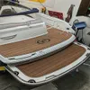 Cobalt 200 Badeplattform-Stufenpolster für Boot, EVA-Schaum, Faux-Teak-Deck, Bodenmatte, Rückseite, selbstklebend, SeaDek Gatorstep-Stil