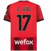 Xxxl 4xl 24 25 Omori Pulisic Ibrahimovic piłka nożna Theo R.Leao Giroud Lazetic 4th Kit Tonali A.rebic Kjer Florenzi 2023 2024 Trzecia koszulka piłkarska Tonali Theo Theo