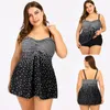 Women's Swimwear Drop Women Plus Size Swimsuit Two Piece Push Up Large Big Plussize Swimming Suits Beachwear Bathing