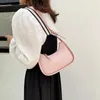 Evening Bags French Light Luxury Lychee Grain Underarm Bag Korean Version Wide Shoulder Half Arc Large Capacity Single M631