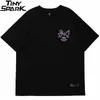 T-shirts pour hommes Hip Hop Street Vêtements T-shirt Bear Astro Print T-shirt 2023 Hommes Harajuku Coton Casual T-shirt Été À Manches Courtes Top T-shirt