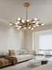 Chandeliers Nordic Restaurant LED Chandelier Creative Resin Decoration Modern Minimalist Tea Room Bedroom Living Lighting