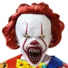 Nieuwe Halloween Horror clown terug Ghost Mask hoofdset Clown latex Mask party