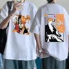 T-Shirts blanchis Puyuan Kisuke Anime T-shirt mode Harajuku Hip Hop haut à manches courtes pour hommes P230601