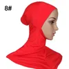 Hele-1 st 43x45 cm plus size Modale Moslim Onder Sjaal Hoed Cap Bone Bonnet Hijab Islamitische Hoofd Slijtage Nek Borst Cover pick 20 col273P