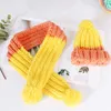 Yarn 200g/ball knitting dyeing rainbow crocheting fancy short and bulky hand woven color fraction cashmere yarn used for scarves P230601