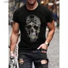 Men's T-Shirts Mens Quality Fashion T-Shirts Casual Party Short Sleeve Leopard Hot Drill Men Clothing Tee Tops O-Neck Rhinestone Tshirt Y2K New T230601