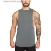 T-shirts pour hommes Gymnases Vêtements Bodybuilding Débardeur Hommes Fitness Singlet Chemise sans manches Coton Muscle Guys Marque Undershirt pour Garçon Gilet T230601