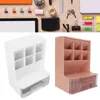 Boîtes de rangement Organisateur de stylo Sturdy Plastic Top Slot Design Rended Corners Multipurpose Grand Capacité pour l'école