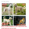 Muzzles Wire Basket Dog Mune för Greyhound Justerbar rostfritt stålkorg nos för små medelstora stora hundar