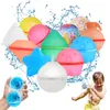 Jouet de boule d'eau en silicone Ballons d'eau réutilisables auto-scellants magnétiques Activités de plein air Piscine Plage Jouets de bain pour enfants Adultes Jeux d'été