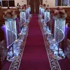 Nuove luci a led pilastro passerella Decorazione piombo strada Evento fioriera Matrimonio con luci a Led imake924