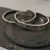 80% de réduction bijoux de créateur bracelet collier bague Sterling vieux rayure engrenage femmes polyvalent couple ouvert Bracelet