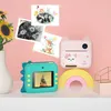 Fotocamere giocattolo Fotocamera istantanea per bambini Stampa fotografica per bambini Videocamera digitale 1080P Po con carta stampata Regali di compleanno per bambini Ragazza ragazzo 230601