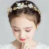 Accesorios para el cabello Corona para niños Diadema de flores para mujer Princesa Tiara Corona Fiesta de boda Señoras Niñas Guirnaldas Tocado floral