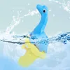 Arena jugar agua diversión niños pistola juguete dinosaurio pequeño bebé baño baño al aire libre