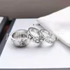 70% di sconto designer gioielli braccialetto collana Sterling elfo teschio coppia fantasma ANELLO 925 anello coppia marea