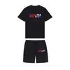 Herren Neue trendige Marke Trainingsanzüge Designer Brief Drucken Lässige Sportbekleidung T-Shirt Anzug Frauen T-Shirt Shorts Zweiteiliges Set Paare Sportbekleidung T0cv #