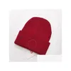 Beanies ll damer stickade män och kvinnor mode för vinter adt varm hatt väv gorro 7 färger släpp leverans sport utomhus atletisk dh7er