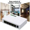 Steuerelement 5 Port Gigabit Switch Ethernet Smart Switch High Performance 1000Mbit / s Ethernet Network Switch RJ45 Hub Internet Splitter