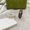 80% de réduction sur les bijoux de créateur collier bracelet bague en céramique noir blanc pur avec placage en or 18 carats pour les amoureux