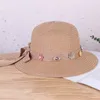 Wide Brim Hats Lady Summer Hat Breathable Decorative Sunscreen Fishing Women Straw Beach For Adult