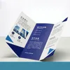 Förpackningstrycktjänst Tillverkare Custom Folding Flyer Menu Flyer Promotion Printable Brochure Catalog Three Fold Looklet Printing Service