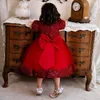 Fille Robes Robe Pour Filles Princesse Enfant Robes De Bal Sweety Frock Mariage Anniversaire Infant Puffy Manches Sequin Élégant One-Piece