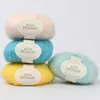 Yarn 25g Mohair blended yarn DIY crochet knitting knitted wool ball rope used for sweaters scarves toys cushion blankets 33 colors P230601