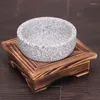 Tigelas Panela de Pedra Natural Cozinha Coreana Tigela Especial Resistente a Alta Temperatura Bibimbap Utensílios de Mesa para Casa