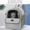 Housses de siège de voiture pour chien Pet Carrier Transport Sac de voyage Oxford Tissu Transparent Vaisseau spatial Sac à main Portable Grande capacité pour chats Chiens