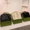 2023 Nowe modne torby wieczorowe vintage kwadratowe torby kamery kobiety bambus rączka torebka na ramię designerka