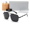 Fashion designer sunglasses Men classic attitude 0259 Metal square frame Popular retro avant-garde outdoor uv 400 protection sunglasses