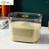 Vorratsflaschen 10 kg versiegelter Reiszylinder Nudeleimer Mehltankbehälter Haushalt Anti-Insekten feuchtigkeitsbeständige Box