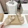 Sandalen 2023 Frühling Sommer Dicke Untere Schuhe Frau Haken Schleife Frauen Retro Strand Femme